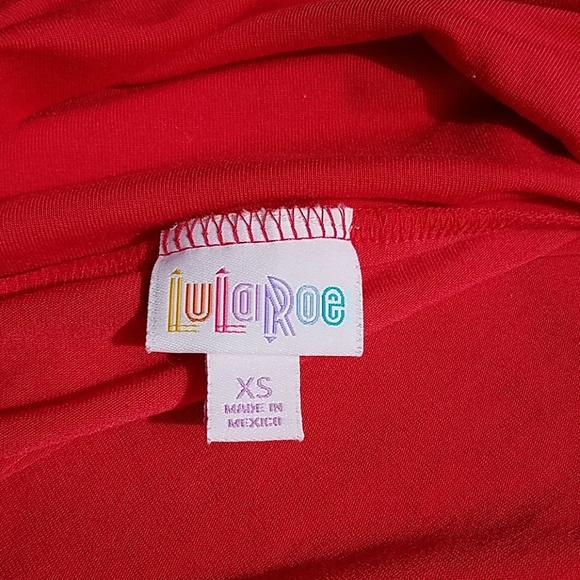 Lularoe XS Red Maxi - Picture 2 of 3